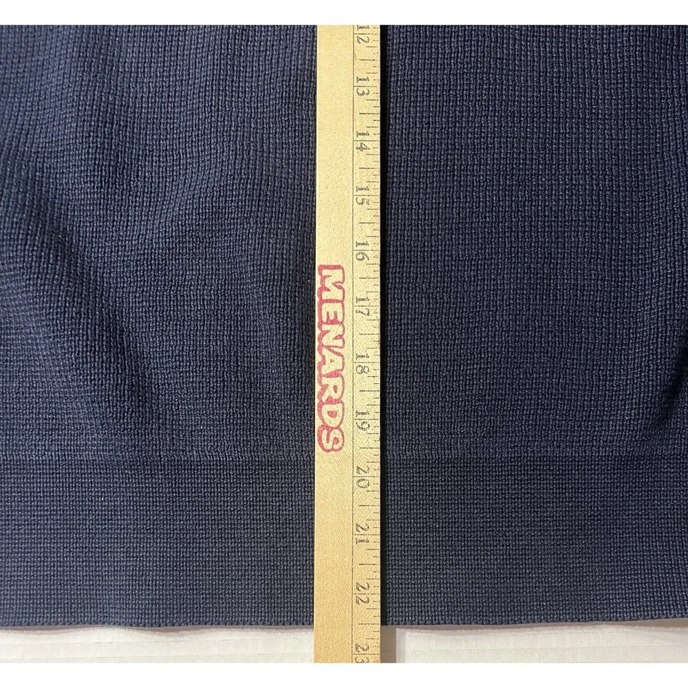Vintage Abercrombie & Fitch Sweater Boys Large Navy Blue Heavyweight Preppy Y2K‎